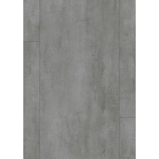 ARTENS - Échantillon de dalle PVC - 28 x 15 cm - Sol PVC à clipser CORMORAT avec sous-couche intégrée - INTENSO EXTREM - Effet béton gris - Epaisseur