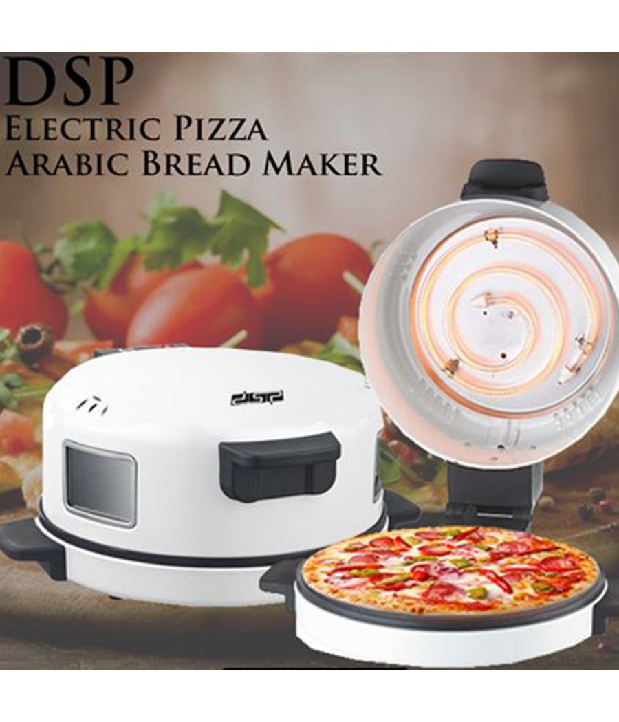 Trade Shop - Forno Cuoci Pizza Elettrico Cucina 2 In 1 Fornetto Doppia Cottura 1800watt 30cm - - 2