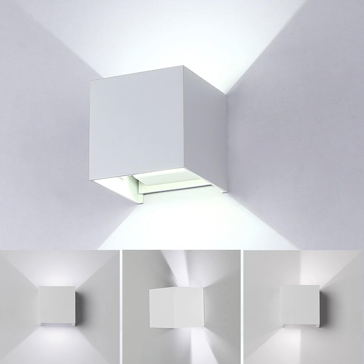 12W Led Applique Murale Up and Down Réglable Luminaires, Lampe Moderne ...