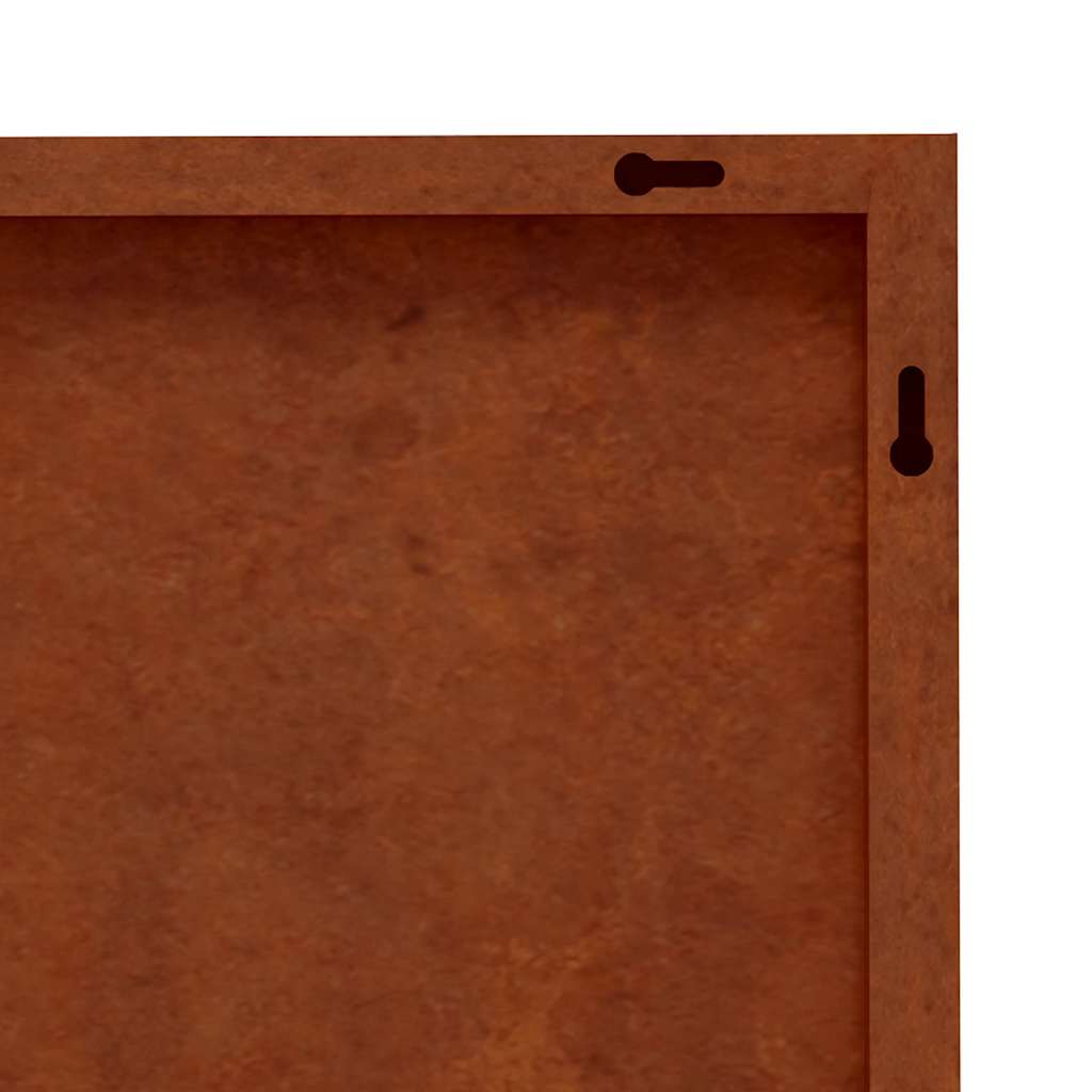 Décoration murale jardin 105x55 cm acier corten design palmier vidaXL - 7