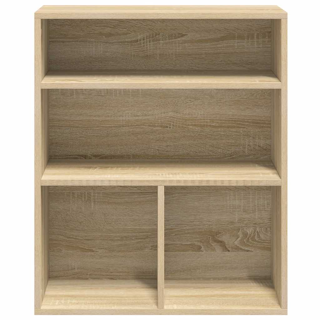 Bibliothèque pour Bureau en Bois Marron H. 71.5 x l. 60 x P. 30 cm - 4