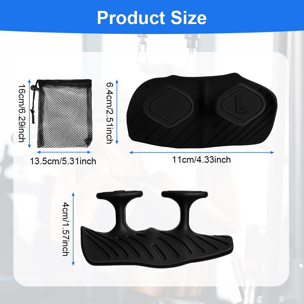 Luvas de ginástica ergonômicas de borracha, antiderrapantes, para levantamento de peso, para homens e mulheres, com bolsa inclusa, ideais para levanta - 2