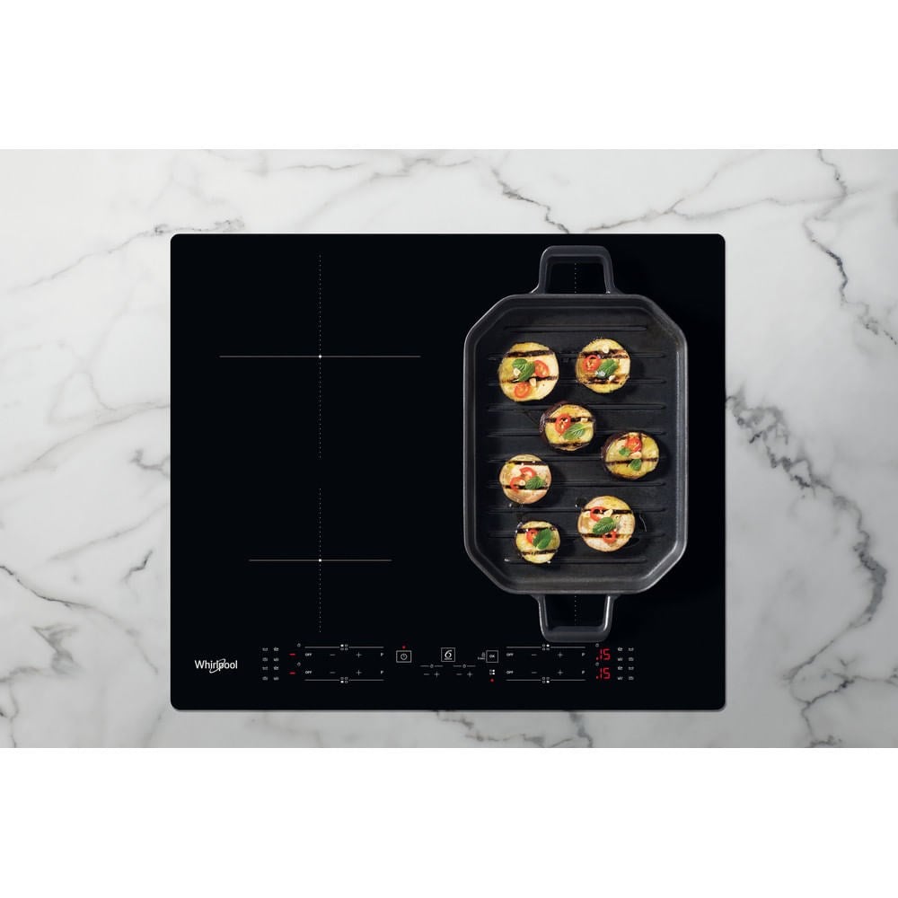 Whirlpool WB B8360 NE Noir Intégré 59 cm Plaque avec zone à induction 4 zone(s) - 6