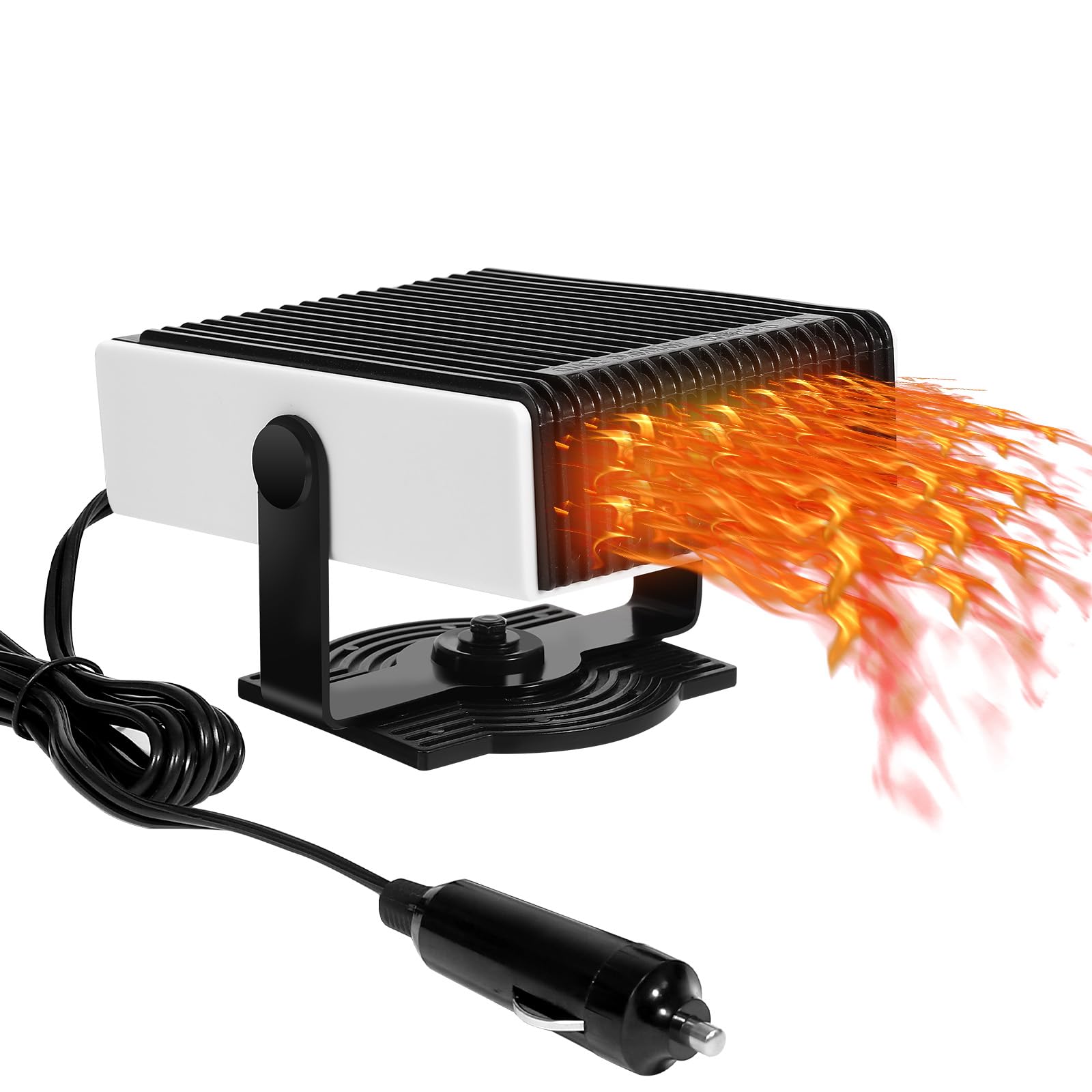 Chauffage Voiture 12V 150W - Dégivreur Pare-Brise Rapide + Ventilateur Chauffant - Dégivrage & Désembuage Électrique Portable