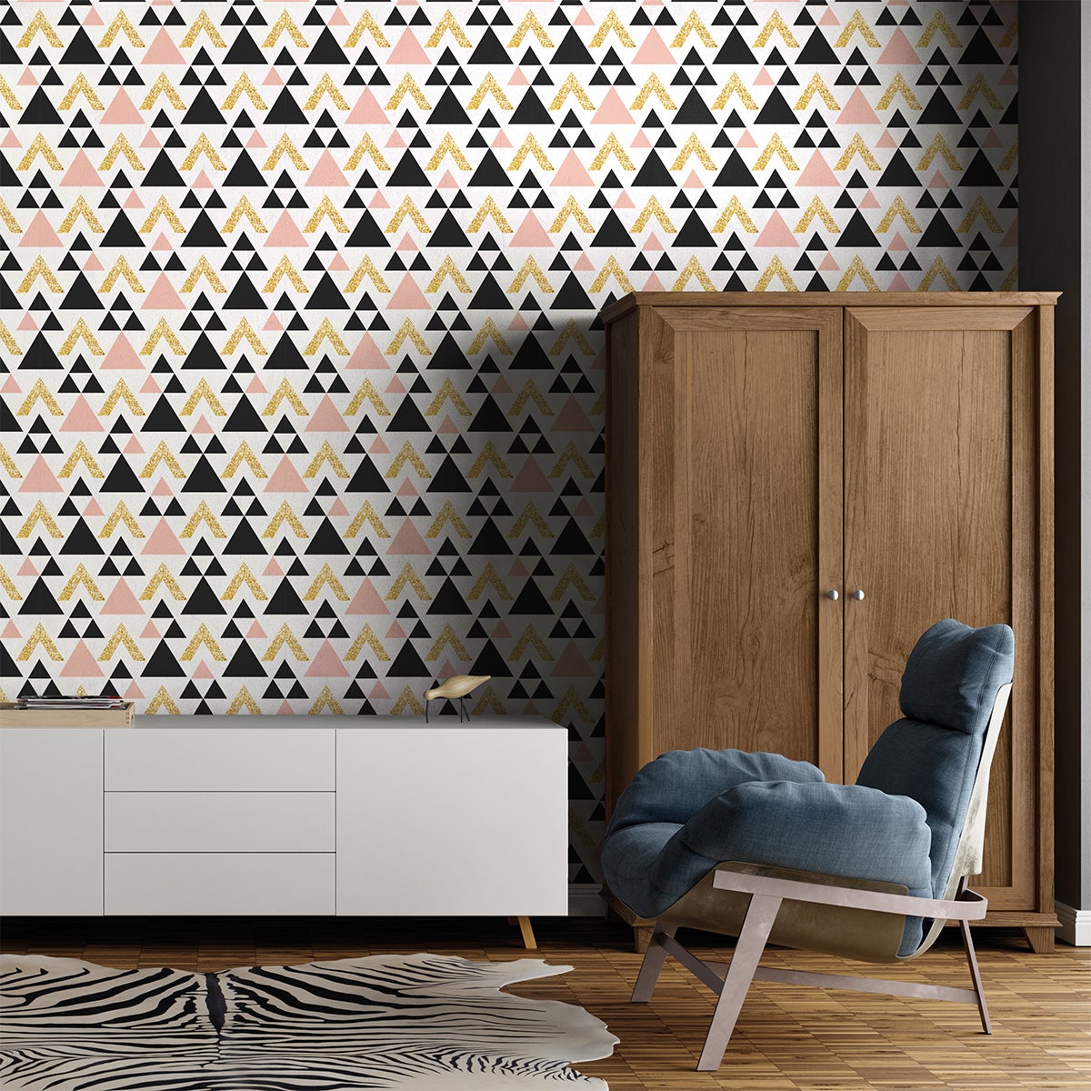 Adesivo carta da parati scandinava Norrkoping - Sticker adesivo - adesivi murali - 50x50cm - 3