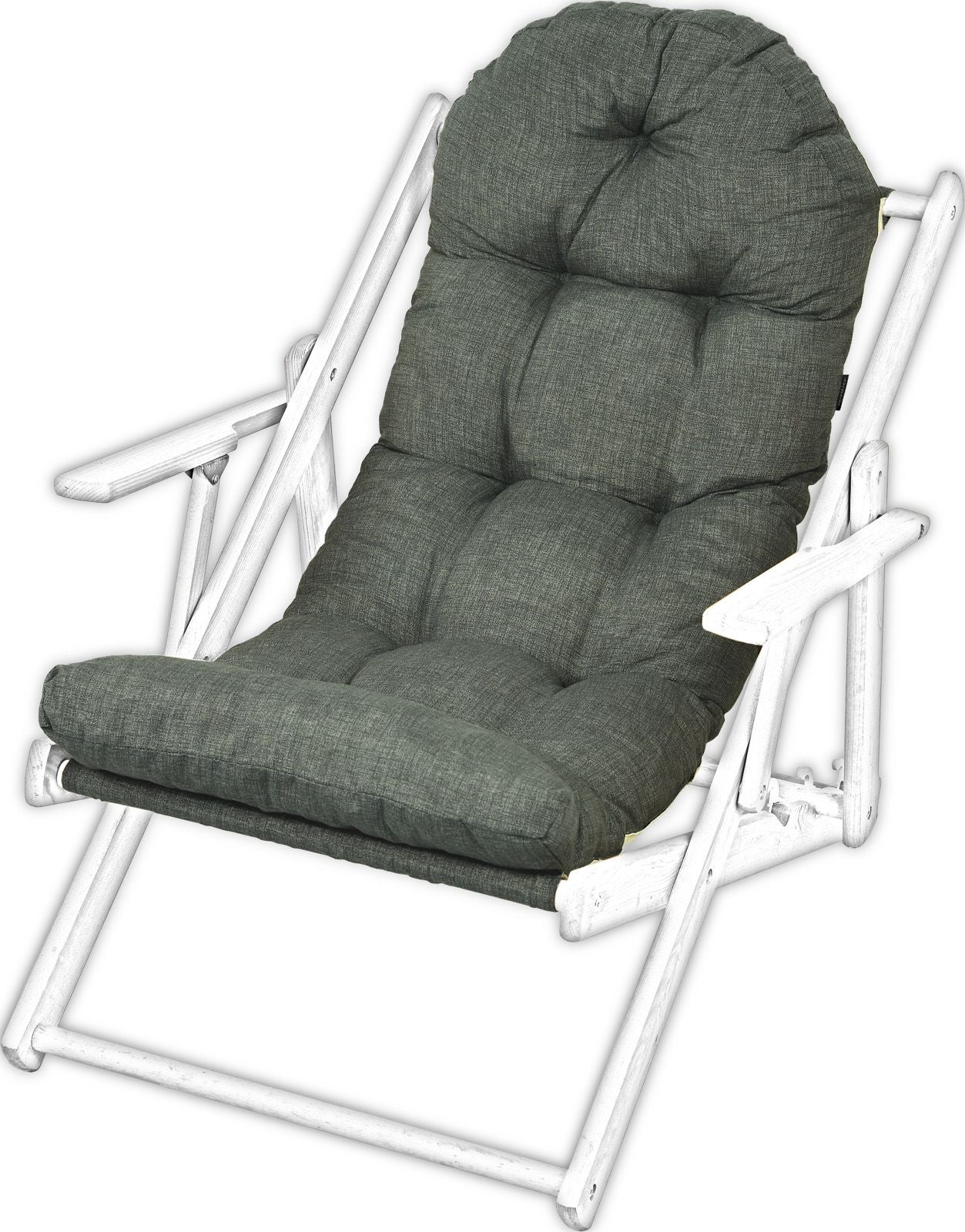 Poduszka na leżak drewniany AMPO antracyt 1 szt.