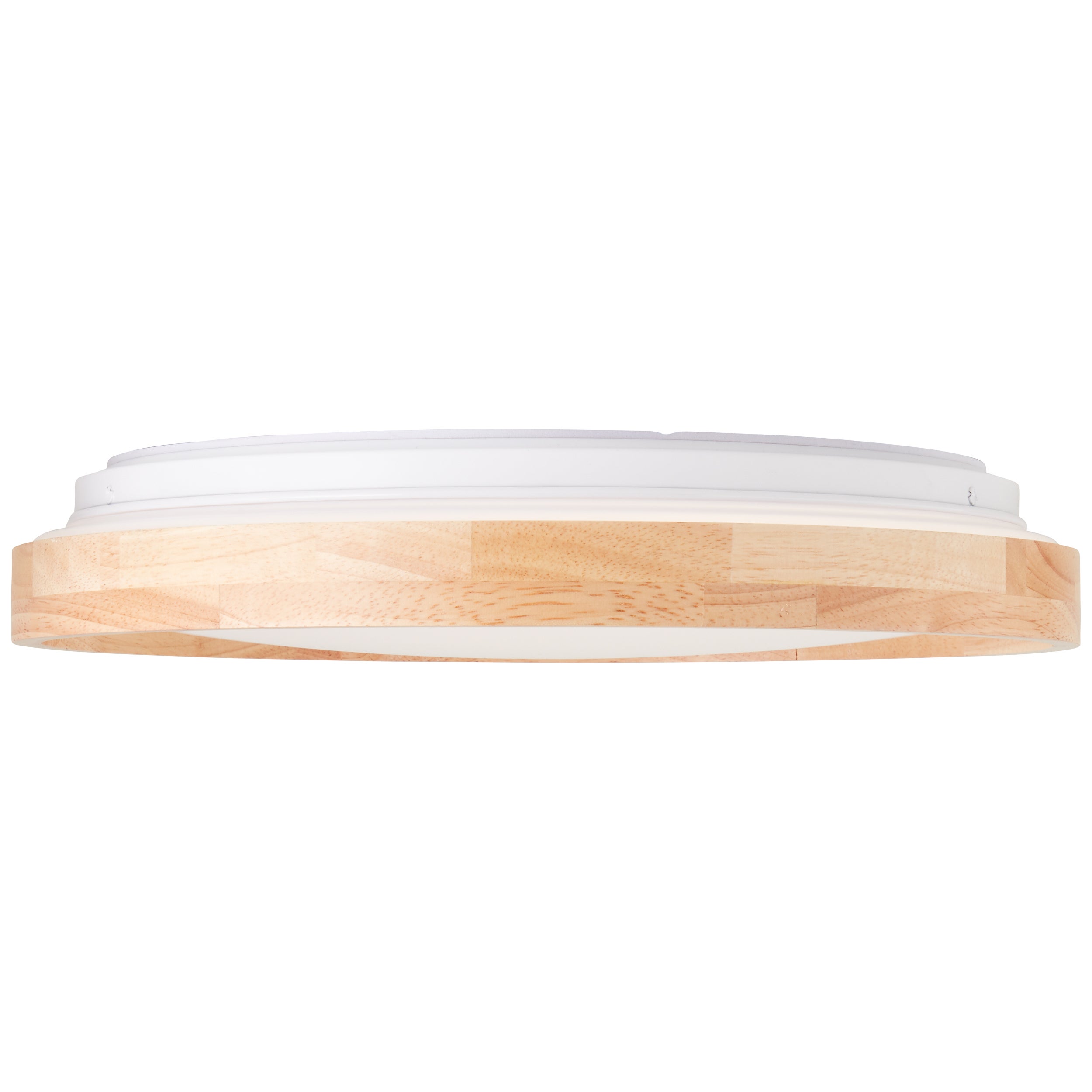 Brilliant Alson LED lampa sufitowa 39cm jasne drewno/biały, metal/drewno/plastik, 1x 26 W LED zintegrowany, (strumień świetlny: 2500lm, barwa światła: - 5