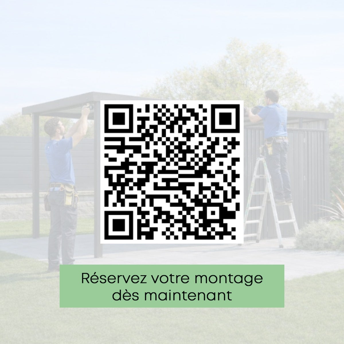 Abri de jardin métal gris 12,27 m2 + kit d'ancrage - 5