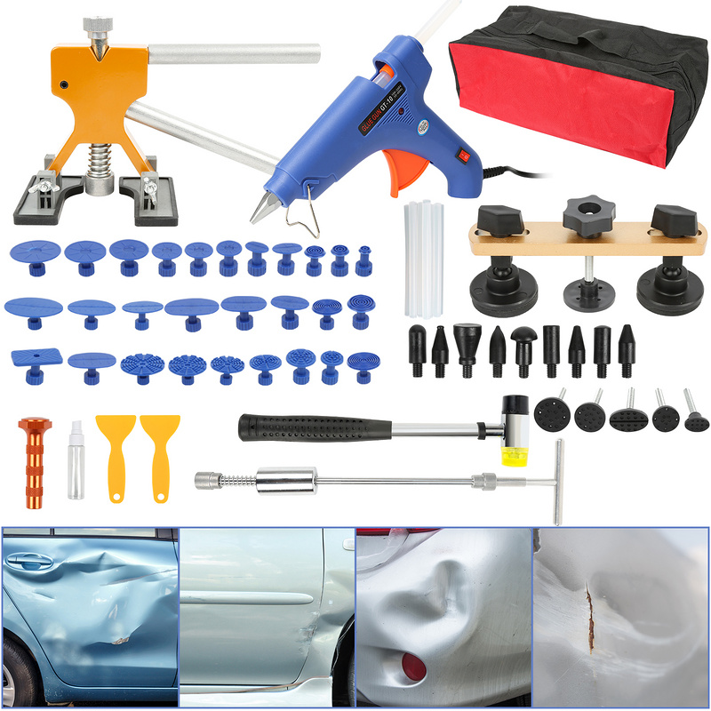 Kit Riparazione Ammaccature Auto - Con Estrattore A Ponte E Linguette Di Colla, Senza Vernice - Foto 7