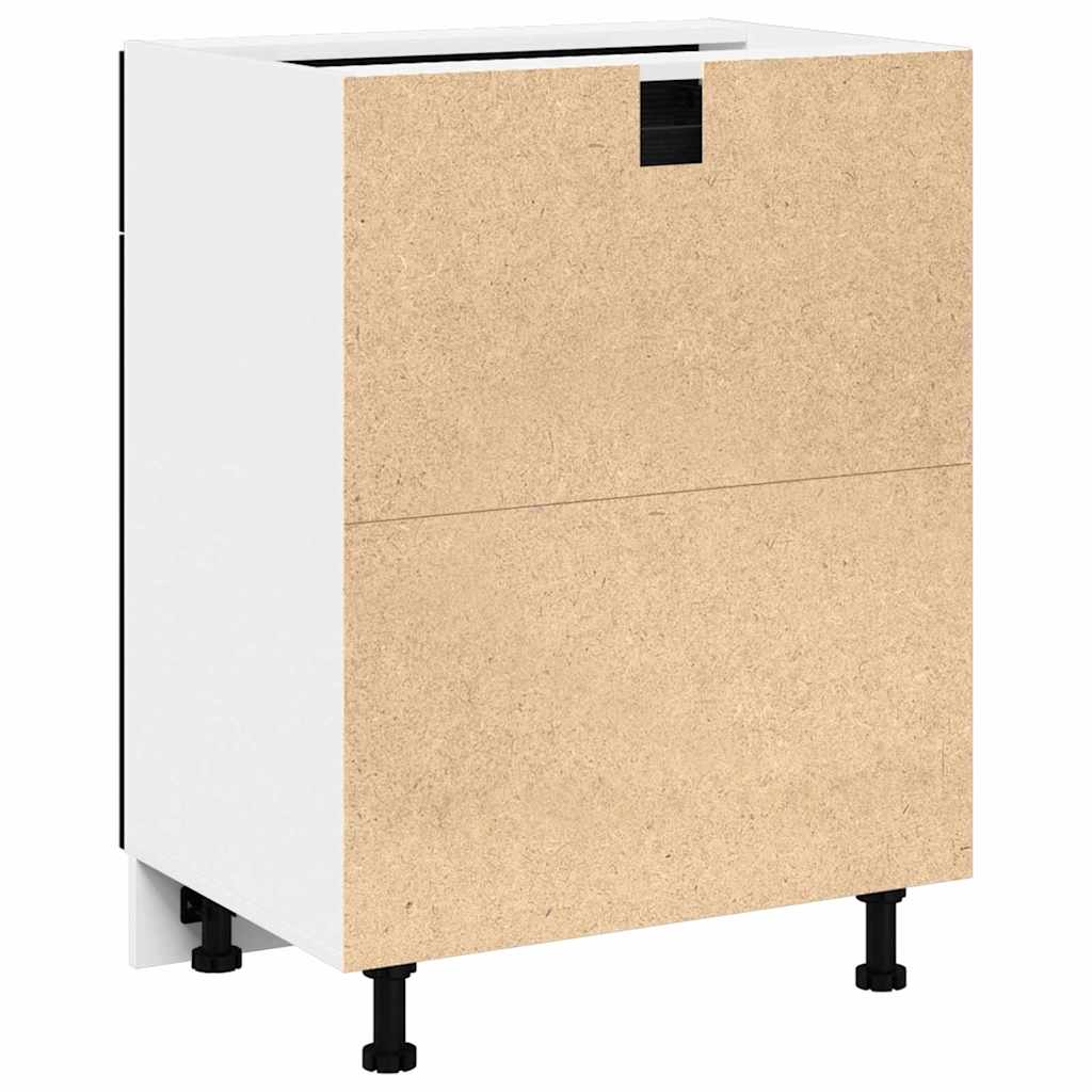 Mueble colgante con cajón Roble Negro 60 x 46 x 81,5 cm vidaXL - 6