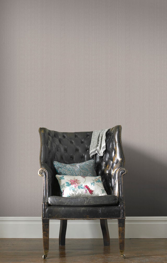 Papier peint intissé Lin Textile Paillettes 1005 x 106cm Gris