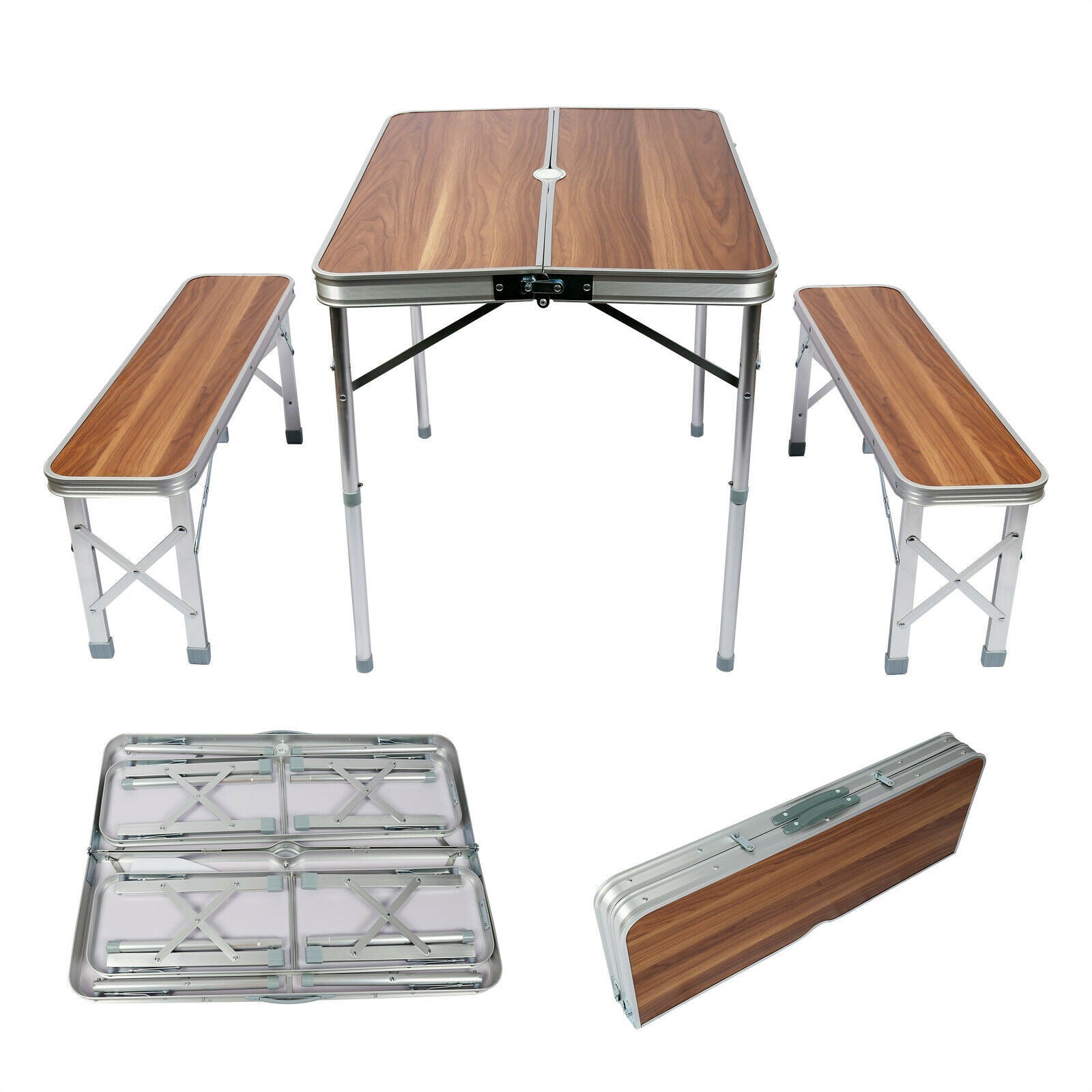 Table Pliante Heavy Duty à la résistance Camping Buffet Mariage Marché