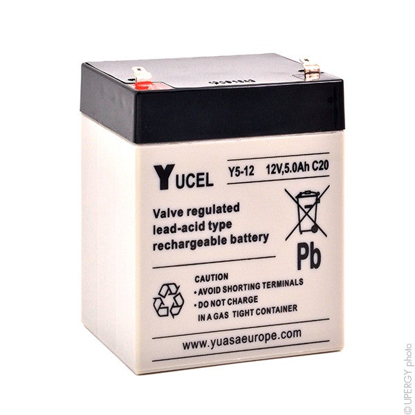 Yucel - Batterie plomb AGM YUCEL Y5-12 12V 5Ah F4.8 | Leroy Merlin