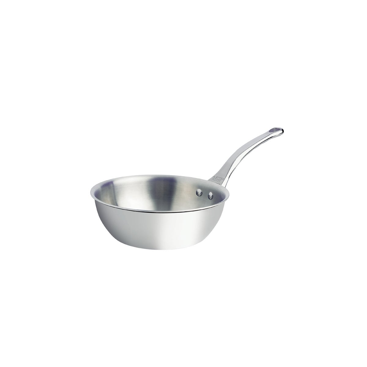 Patelnia głęboka de Buyer Affinity inox 20 cm wielowarstwowa i indukcyjna