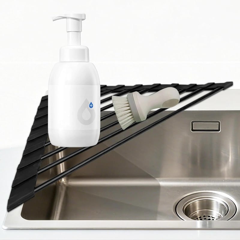 Suszarka do naczyń kuchennych, składana suszarka do naczyń, półka do zlewu, organizer do suszenia naczyń, półki, tacka ociekowa, do suszenia owoców lu