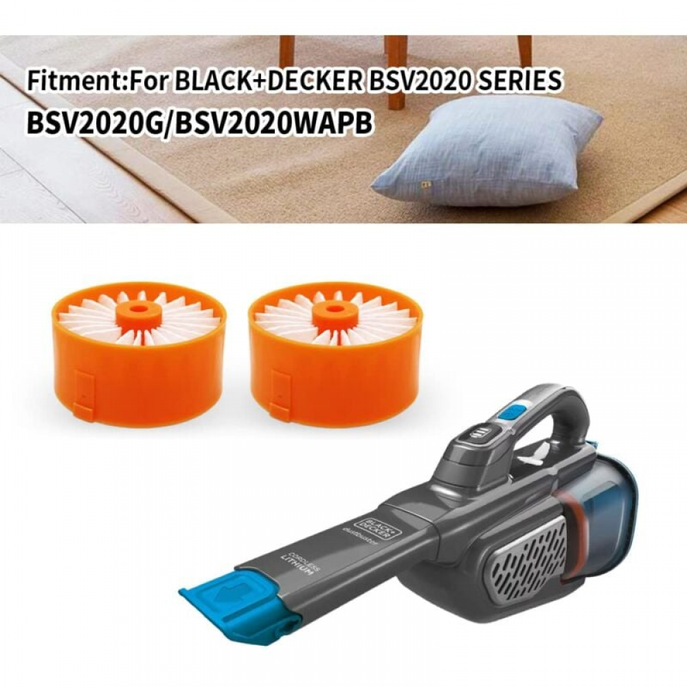 Filtr do odkurzacza SCHWARZ + DECKER POWERSERIES, narzędzia zamienne do akcesoriów zamiatających BSV2020G (opakowanie 4 szt.) - 4