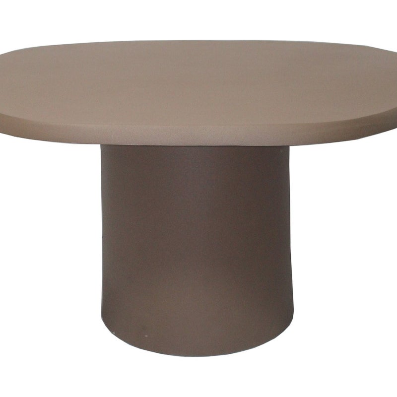 Stolik kawowy z metalu - Taupe - ZINARA