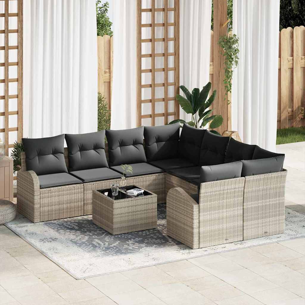 Zestaw Sof na Ogród 55 x 55 x 37 cm polirattan vidaXL