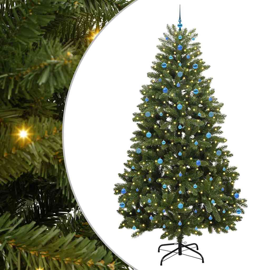 Sztuczna choinka Ze LED Lights Zielony 270 cm PVC i Metal