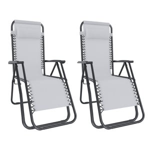 Sedia sdraio bianca al miglior prezzo Leroy Merlin