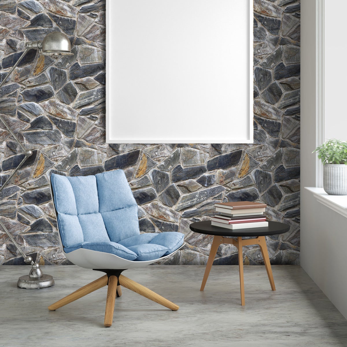 Adesivi materiale vecchie pietre - Sticker adesivo - adesivi murali - 60x60cm - 3