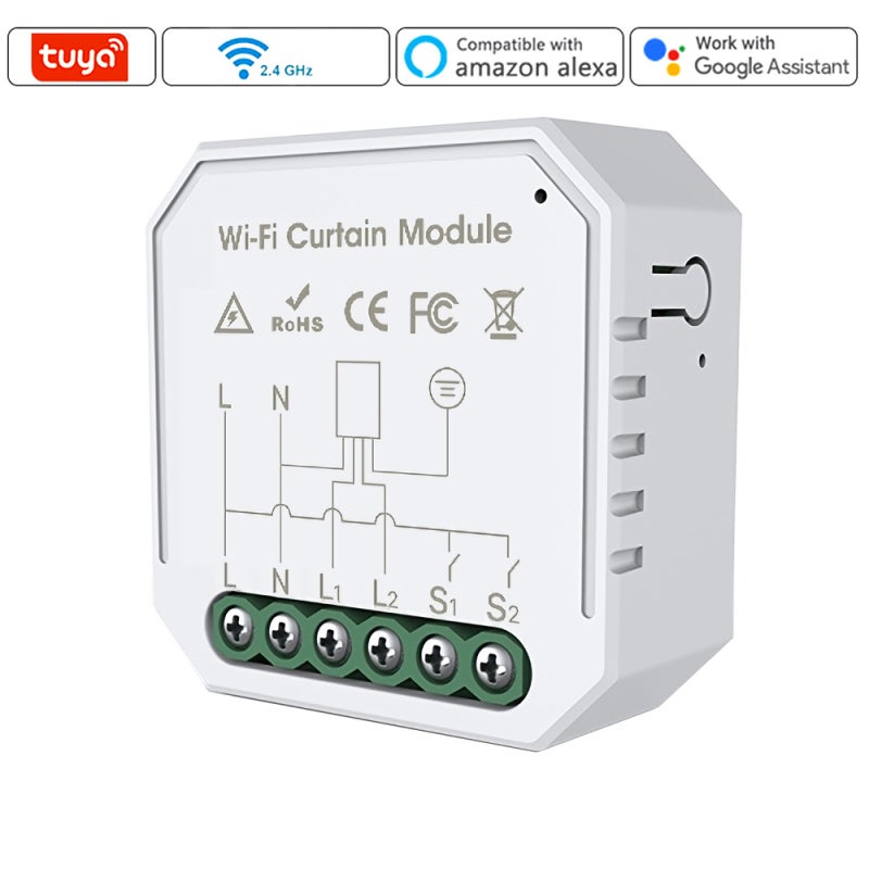 Module de commande de rideaux intelligent Tuya WiFi, programmation ...