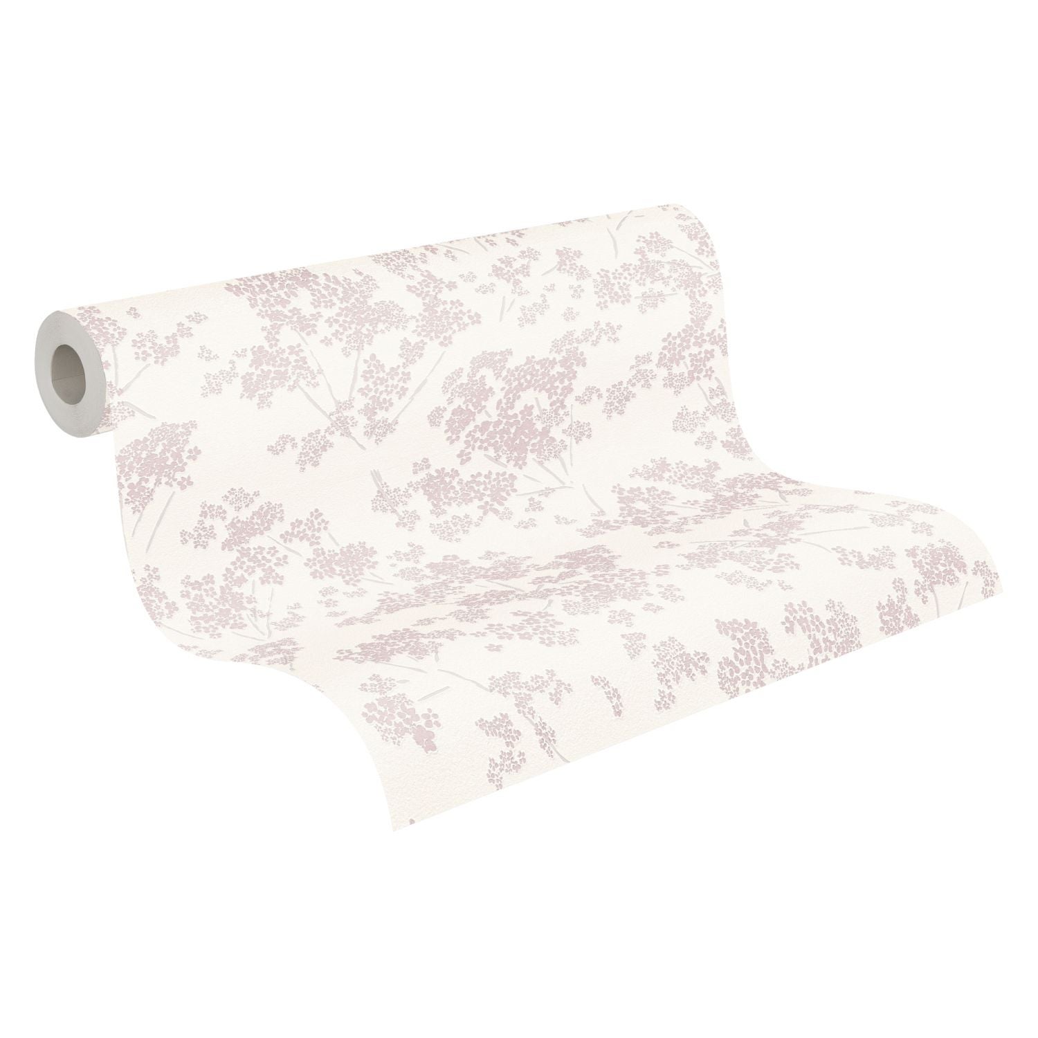 Tapeta kwiaty białymIróżowym - 53 cm x 10.05 m - A.S. CRÉATION