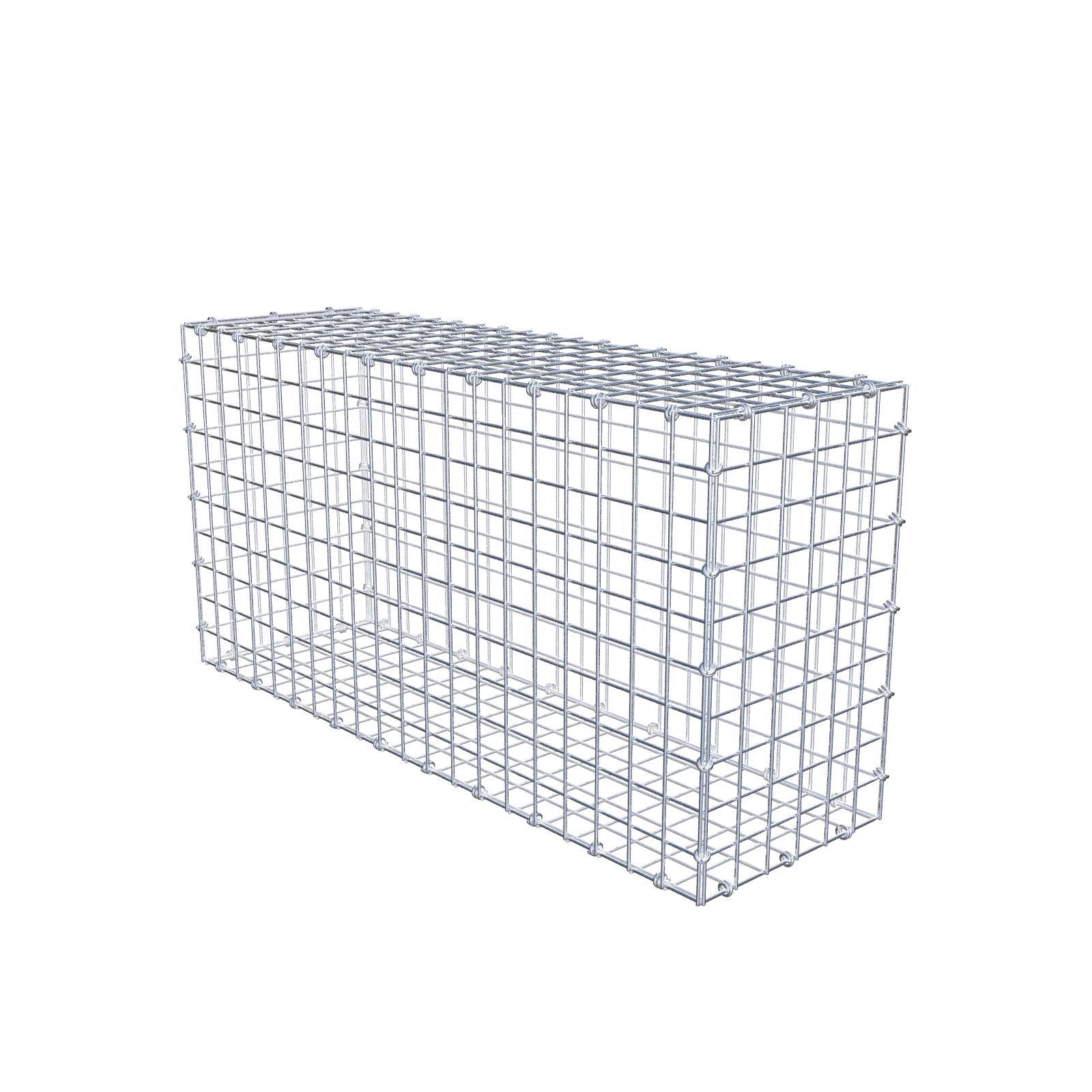 Gabion 100 cm x 50 cm x 30 cm (dł. x wys. x gł.), rozmiar oczek 5 x 5 cm, pierścień spiralny