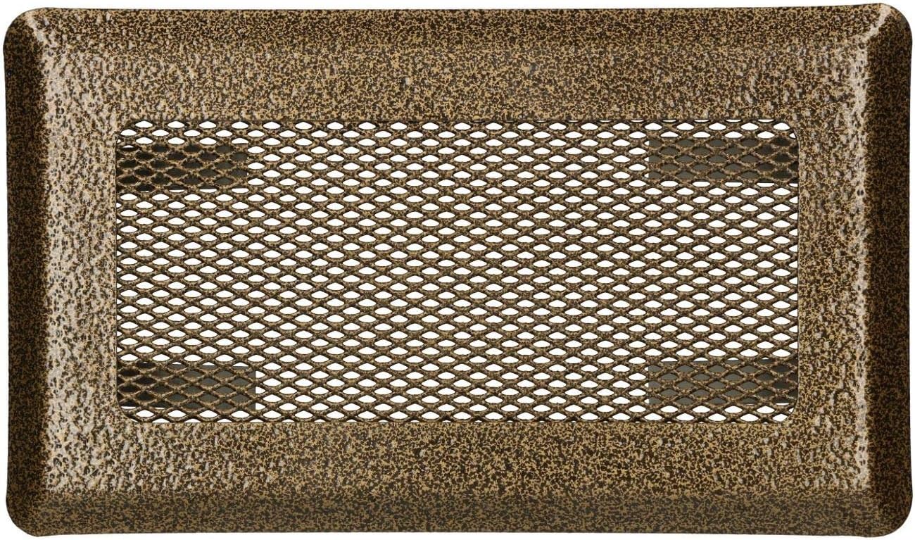 Kratka wentylacyjna kominkowa metalowa 10x20cm - KOTARBAU