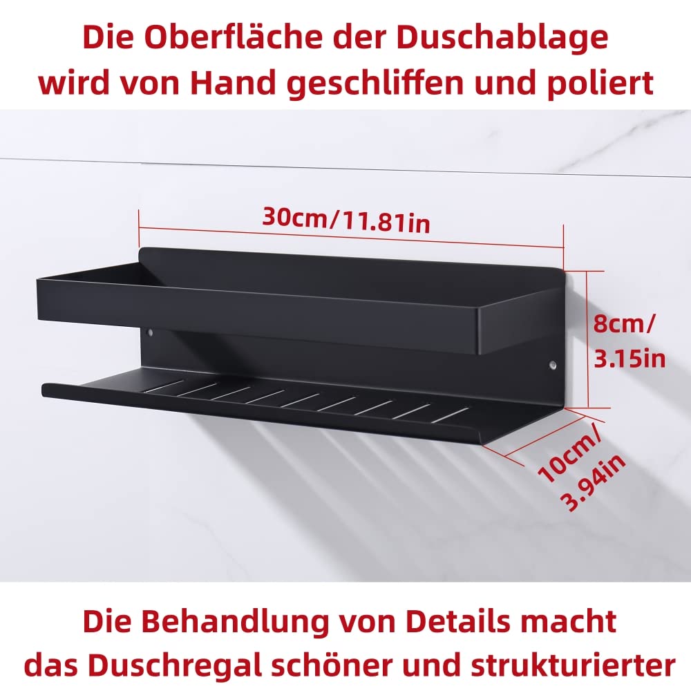 Biutimarden Mensola Angolare per Doccia,Senza Foratura Acciaio Inox Stoccaggio Portaoggetti da Bagno,Antiruggine Autoadesiva Triangolo Accessori Bagno per Bagno Cucina(Cromo,Confezione da 2