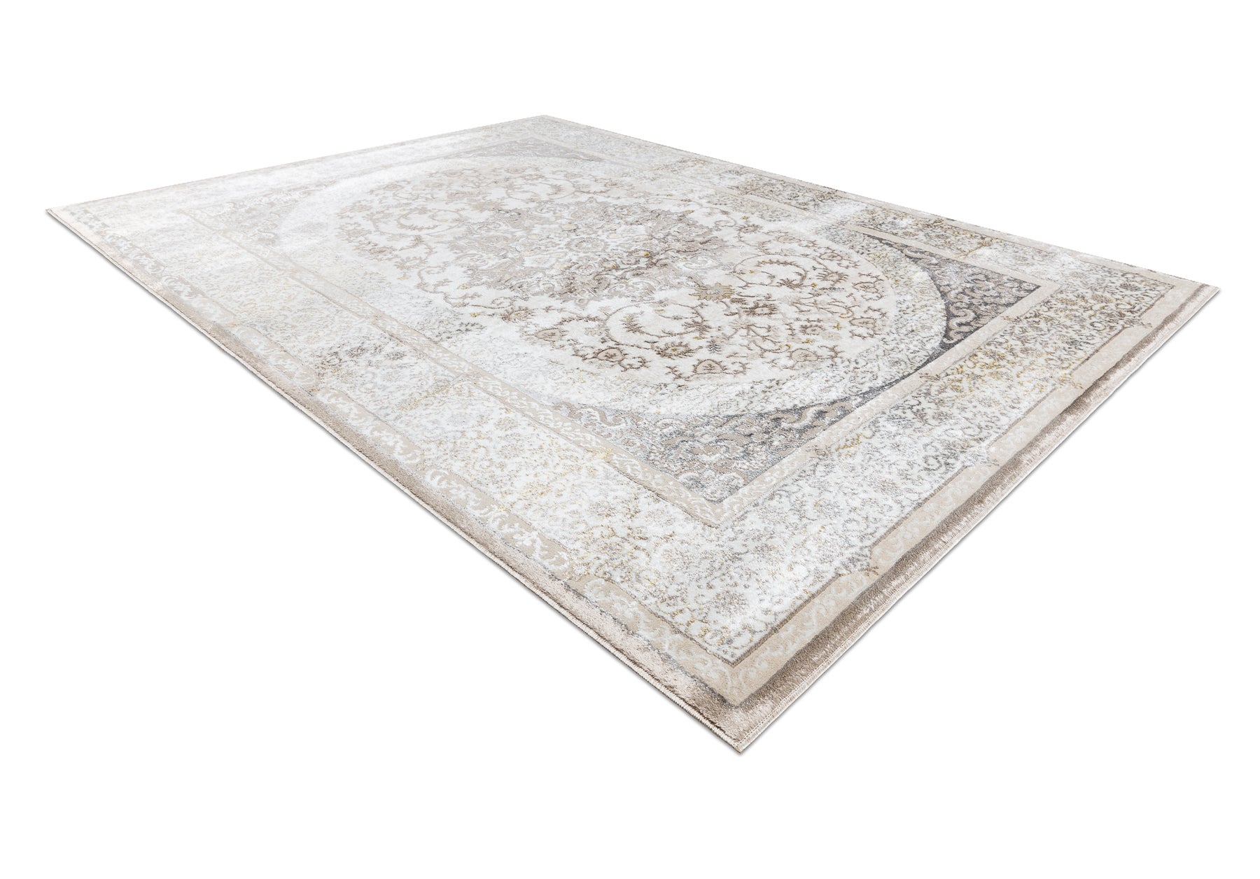 Tapis BLISS Z204AZ128 crème / beige - Cadre, ornement, moderne, structurel 140x190 cm - 5