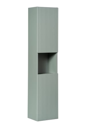 Meuble colonne de salle de bain à suspendre LINE REED GREEN vert SAUGE 30 x 140 cm