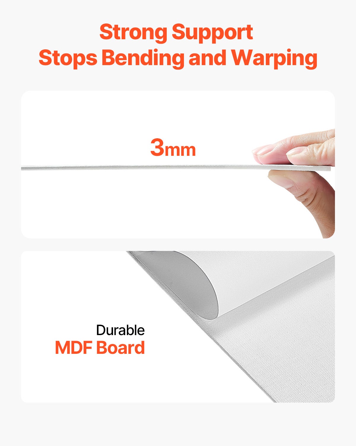 Toile Blanche Peinture,Lot de VEVOR 32,4 Tailles,Toile à Peindre pour Croquis,Peinture Acrylique et à l'Huile,pour Enfants et Professionnels - 4