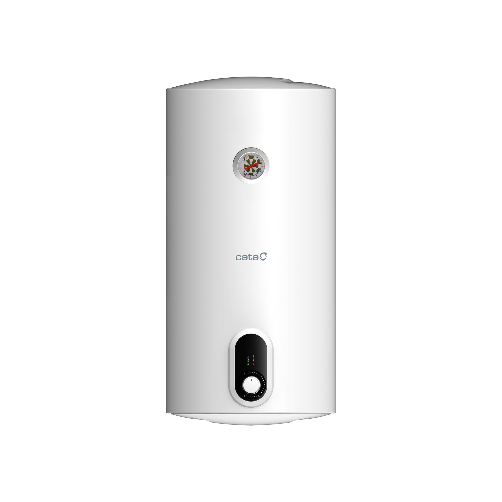Cata Termo Eléctrico Ctrh-50-Rev Eco Forma Redonda 46 Litros Y Potencia 1500 W Vertical/Horizontal Display Mecánico Blanco , Leroy Merlin
