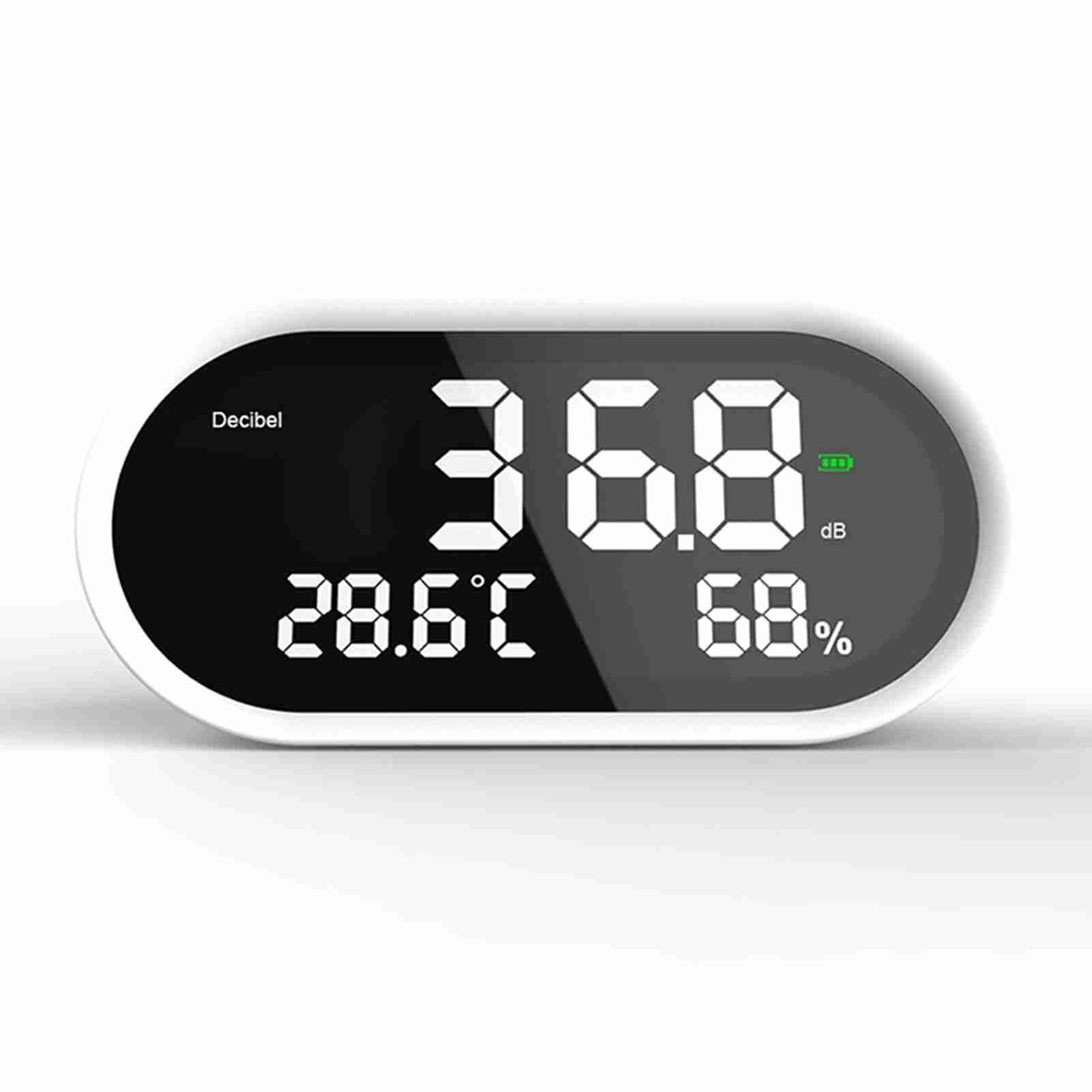 Tester 3 w 1 do pomiaru hałasu, wilgotności i temperatury otoczenia z wyświetlaczem cyfrowym i testerem decybeli