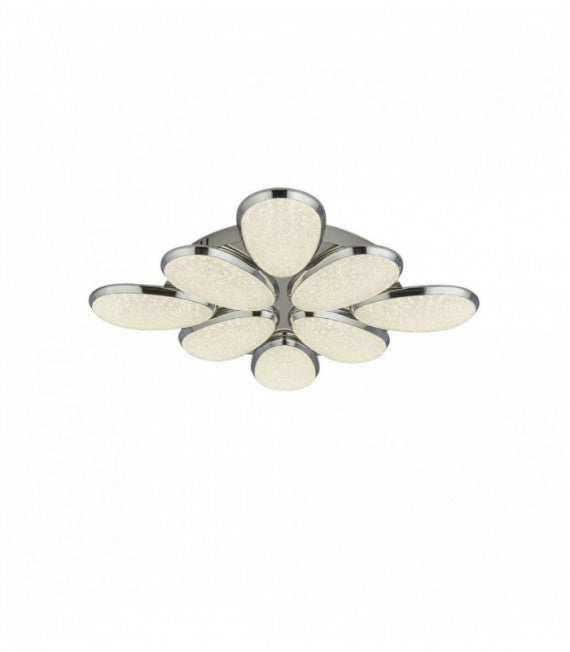 Plafonnier LED Musical 50 Cm Avec Haut-parleur Bluetooth Et Lumière RVB - Compatible Alexa - Télécommande Incluse - Pour Salon/chambre