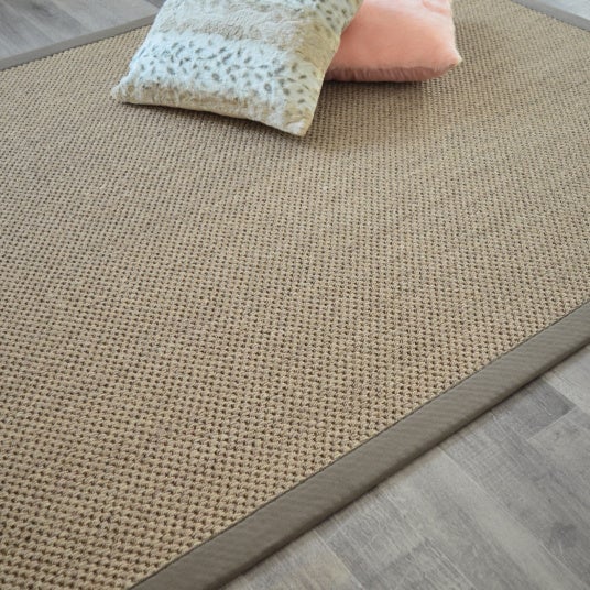 Tapis sisal - Kidara orge - Ganse taupe - 120 x 170 cm - 2