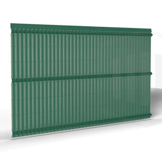 Kit lames occultantes rigide PVC Vert pour panneau rigide Haut 173 x Larg 250 cm