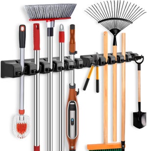 Rangement Garage,U Crochet Mural Garage,Crochet Garage Charge Lourde Double,4 Pièces Anti