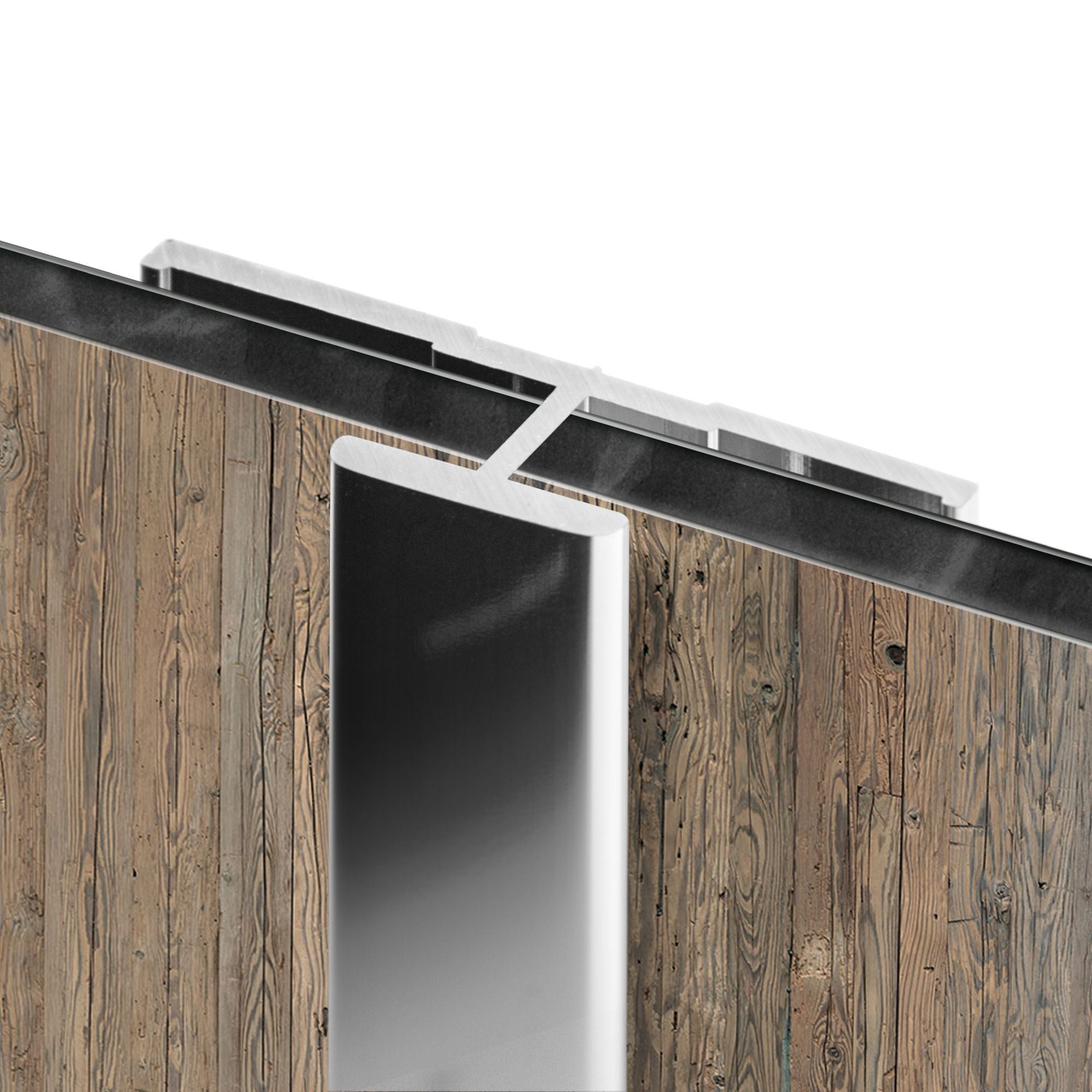 Schulte profilé de jonction, H.210 x l.3,3 cm, profilé de raccord pour panneau mural de douche, DécoDesign, aluminium,&nbsp;aspect chromé - 4