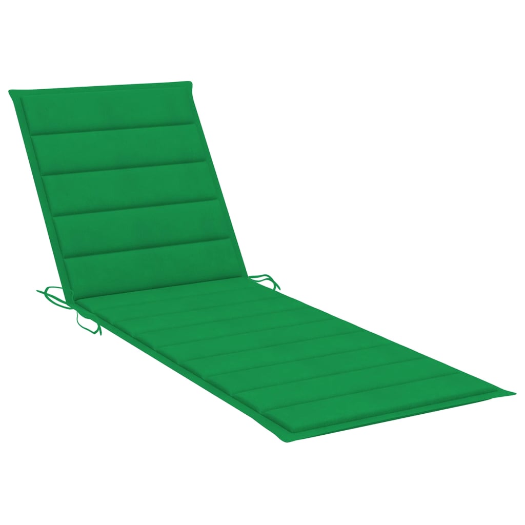 Lettino Prendisole da Giardino | Sedia a Sdraio | Chaise Longue con Cuscino Massello di Acacia CFW601147 - 8