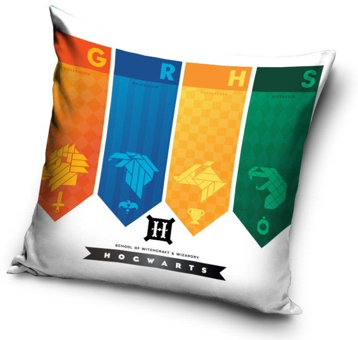 Taie d'oreiller Harry Potter Multicouleur 175 Fils 80x80cm