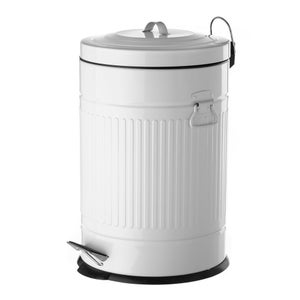 Cubo De Basura Para Reciclaje Mondex Ecobin Amarillo Con Tapa 25 L