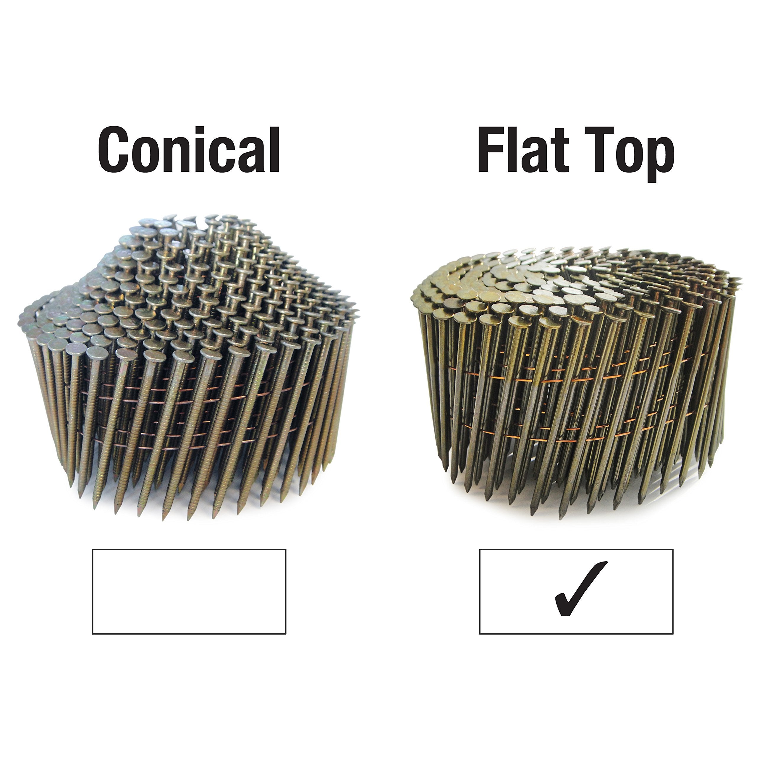 Tacwise 0406 Chiodi Di Finitura Angolati 15G 50 Mm – Confezione Da 4000 Pezzi Zincati Con Testa A D, Per Chiodatrici A 34°-35°, Per Falegnameria E Rivestimenti
