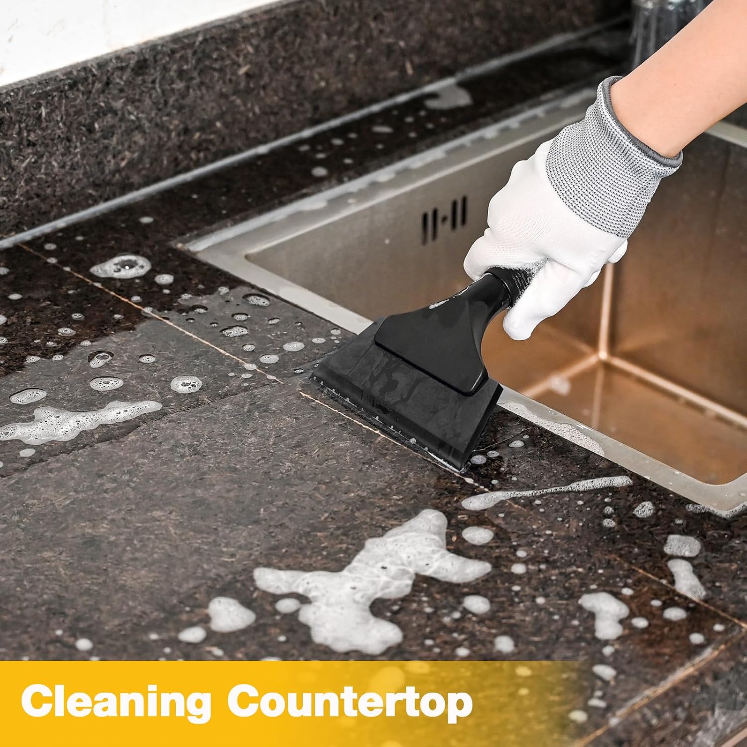 Ensemble de 14 pièces Kit d'outils en vinyle pour fenêtre, outils de teinture de fenêtre, petite raclette pour fenêtre, kit d'application de tein - 5