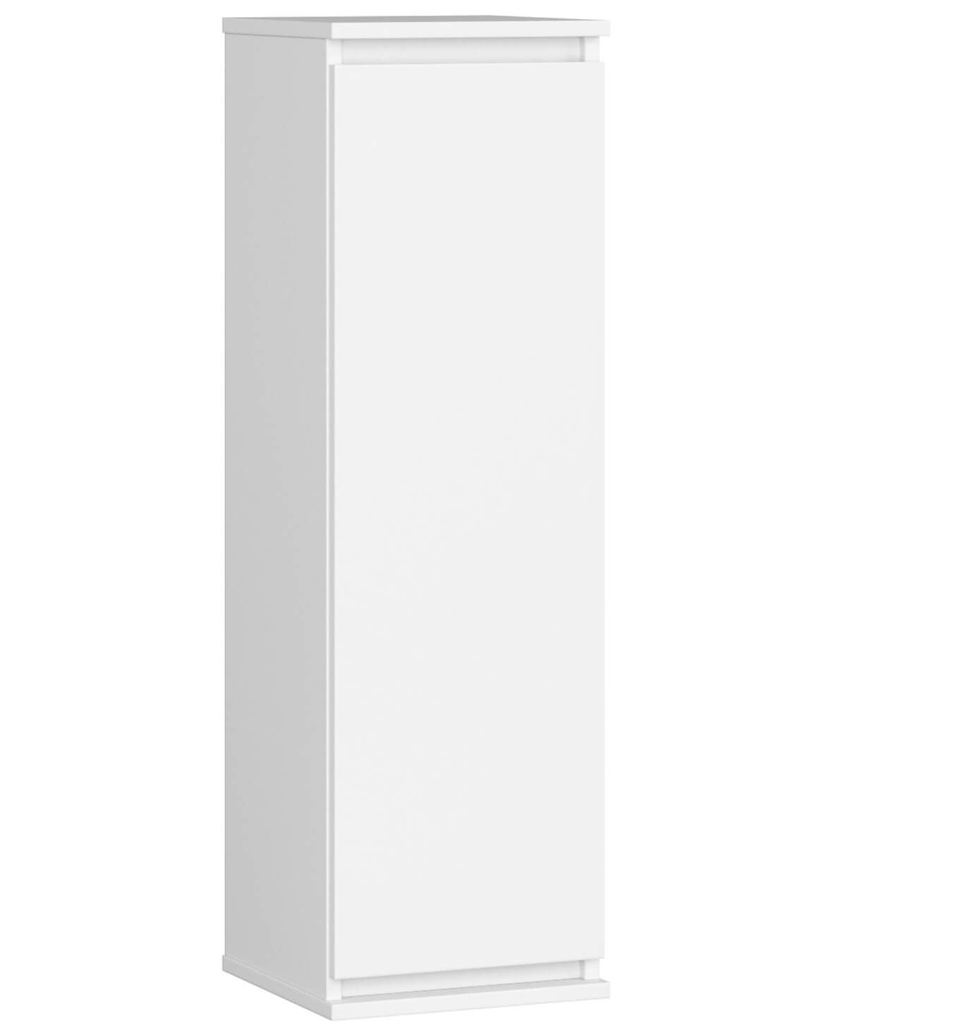 Szafka AKORD W30 Biała 30 cm 1 drzwi kolor Biały mat 3 półki 30x30x99 cm