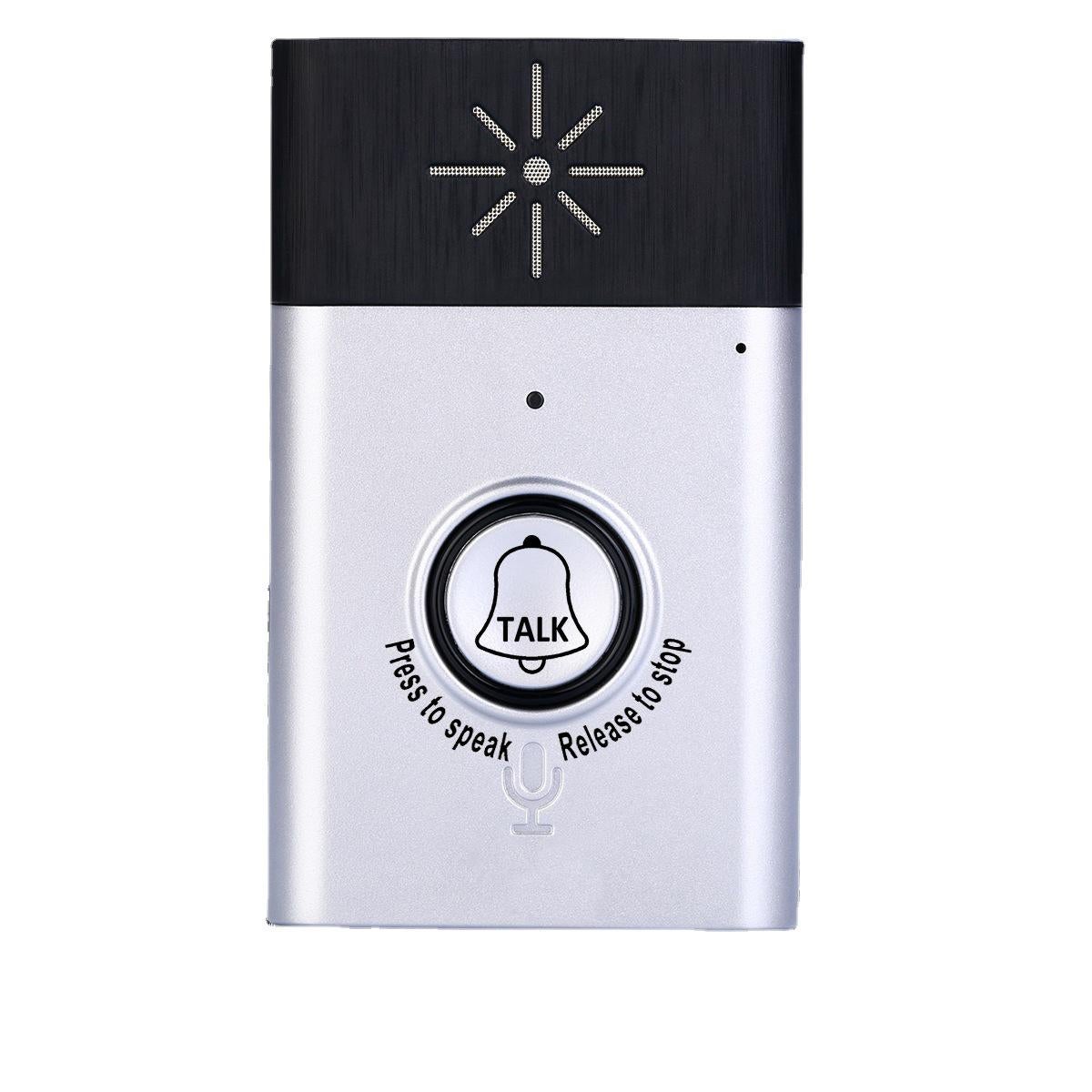 (Paquet de 2) interphone vocal sans fil Portable, sonnette intérieure, système de sécurité domestique, interphone intérieur/extérieur - 3