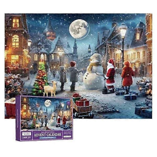 Calendrier de l'Avent 2024 - Puzzle de Noël - 1008 pièces - Tootesa de 24 boîtes - Compte à rebours - Puzzle pour adultes - Puzzles de Noël amusants pour cadeaux de Calendrier de l'Avent 2024 - Puzzle de Noël - 1008 pièces - Tootesa de 24 boîtes - Compte à rebours - Puzzle pour adultes - Puzzles de Noël amusants pour cadeaux de