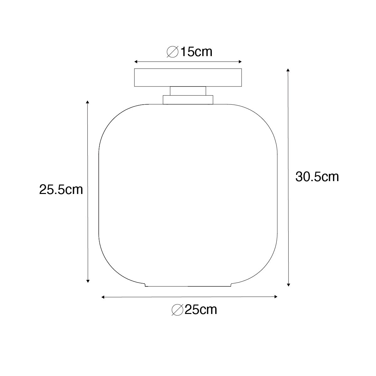 Qazqa design plafonnier - Zuzanna - orange, rond, max. 40w, e27, 25cm, idéal pour la chambre et le salon - 4