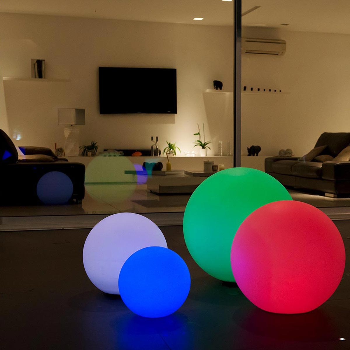 Set di 2 palline luminose senza fili D30CM BOBBY - 3